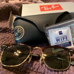 Ray-ban Polarized Clubmaster Tortoise Limited Edt